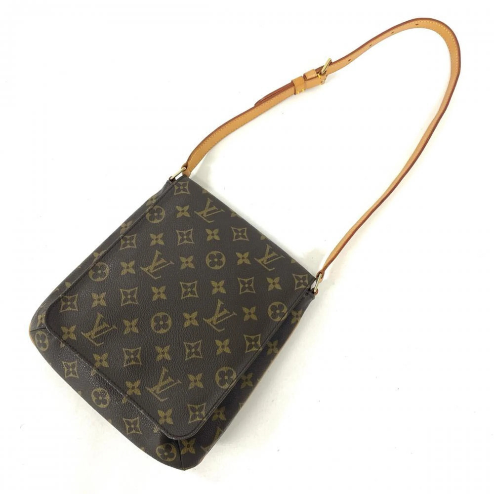 Louis Vuitton LOUIS VUITTON Shoulder Bag Monogram Canvas M51258 Brown CA1918